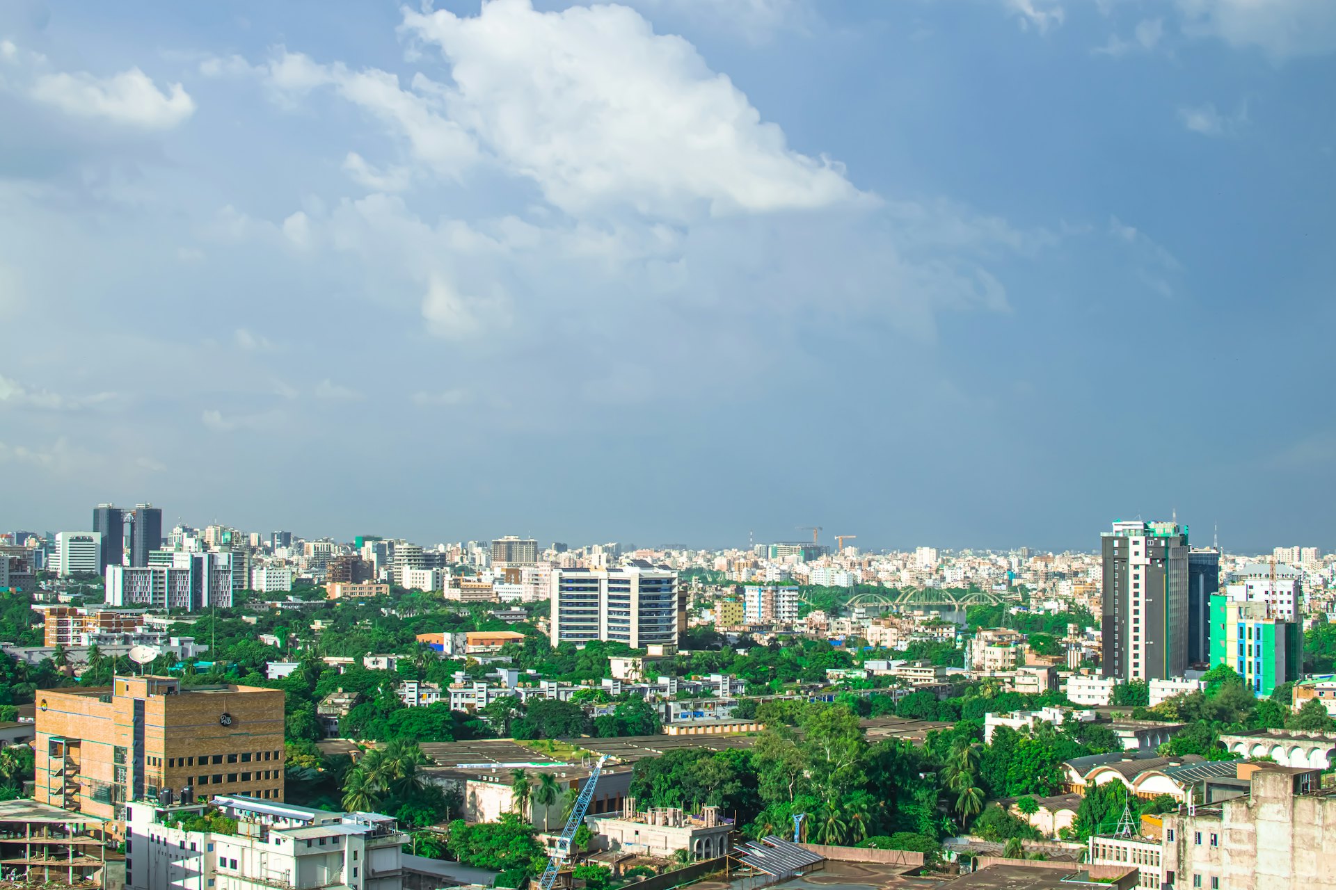 Dhaka city skyline